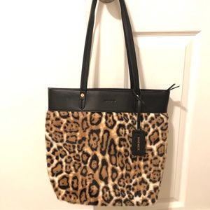 NEW NINE WEST animal print bag